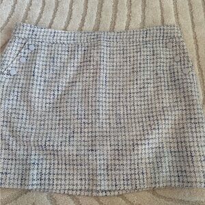 J. Crew Black and White Mini Skirt NWT